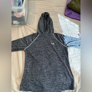 Two Lightweight Under Armour Pullover Hoodies